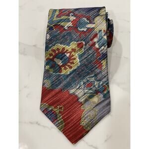 NWT Evan Piccone Abstract Art Silk Tie 57 x 4.25 Wide Made in USA